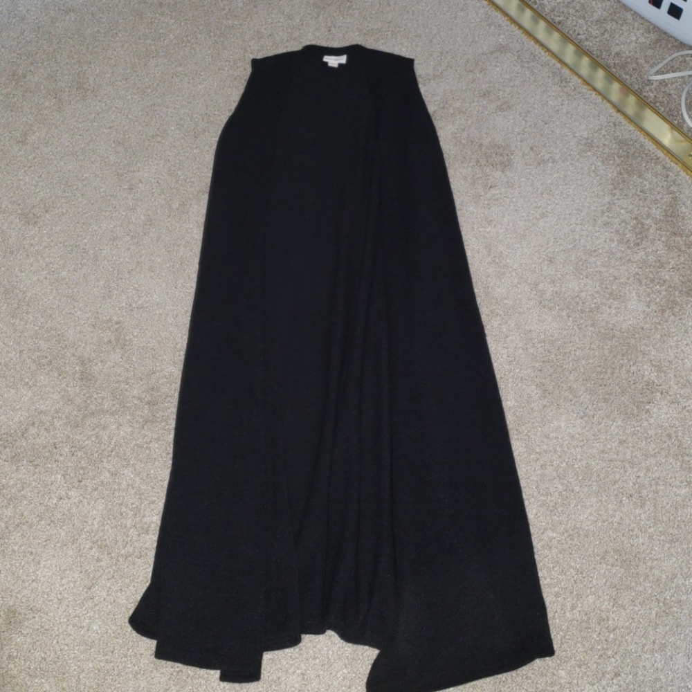 Lularoe xs joy solid black nwot